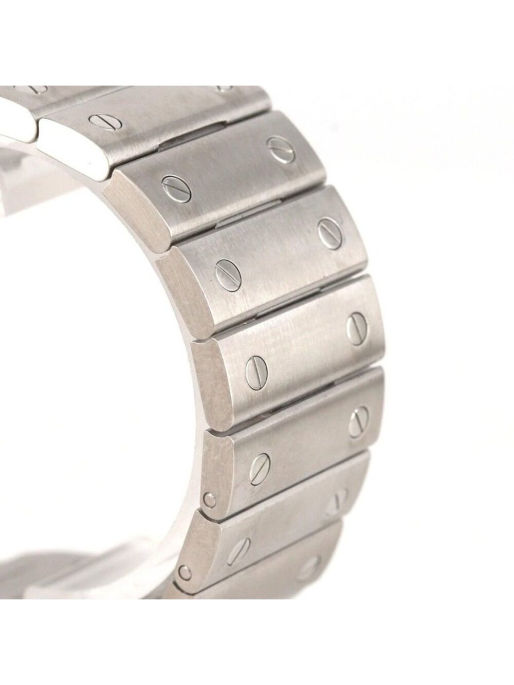 Cartier Santos de Cartier SS Automatic Volume Watch - Picture 5 of 8